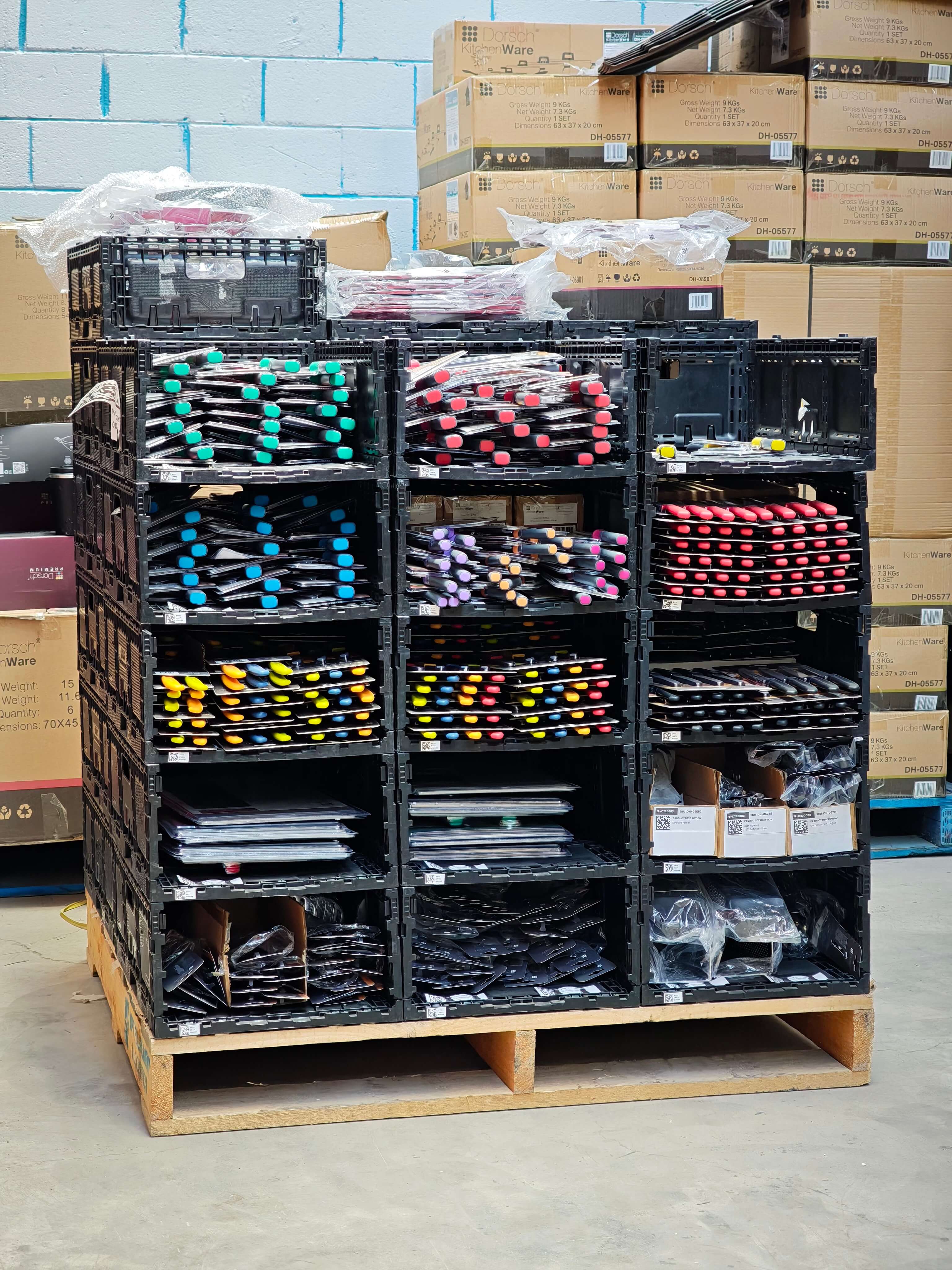DORSCH knives arranged for picking at MEL1